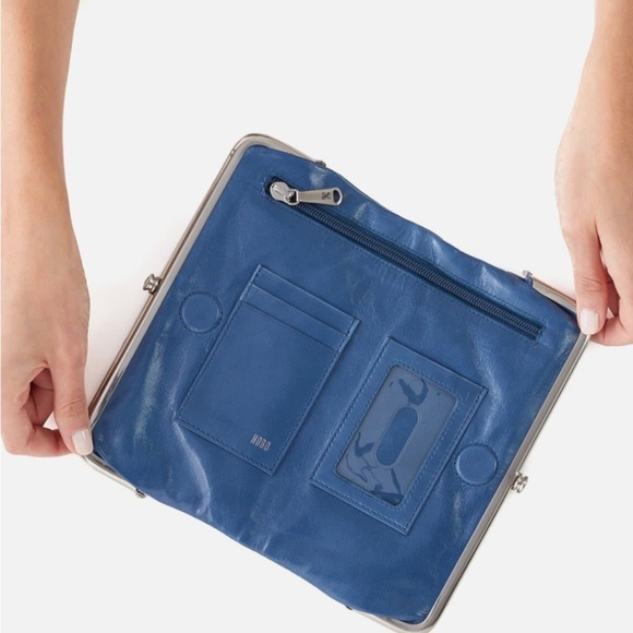 HOBO Blue and Tan Clutch - Picture 8 of 8